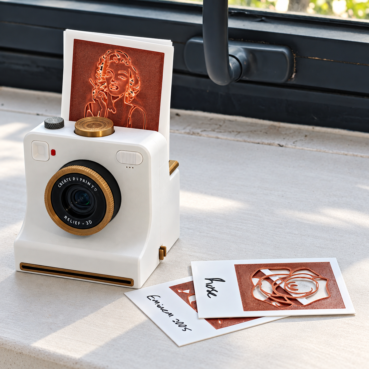 Retro Coffee Art Camera – Mechanical Latte Stencil Printer