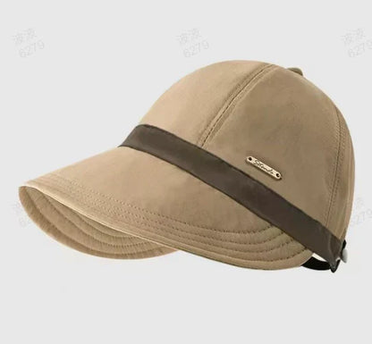 👒☀️Women Breathable Ponytail Sun Hat, Wide Brim Adjustable UV Protection Outdoor Visor Cap