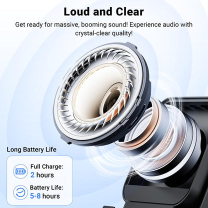 🔥5-in-1 wireless Bluetooth speaker with induction function and adjustable cell phone holder
