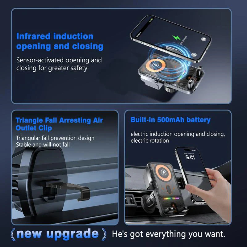 New Wireless Fast Charging Car Mount