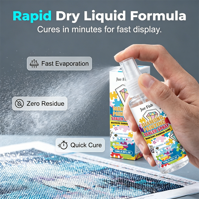 💎✨ Diamond art sealer – locks beads, glossy finish, dries fast & lasts