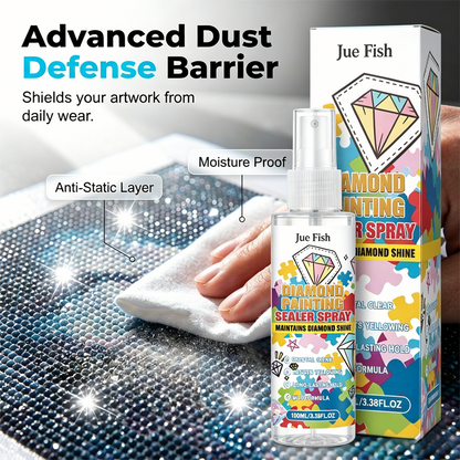 💎✨ Diamond art sealer – locks beads, glossy finish, dries fast & lasts