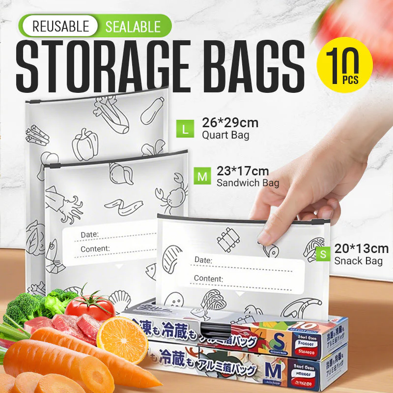 ✨♻️Reusable Aluminum Foil Sealable Storage Bags✨♻️