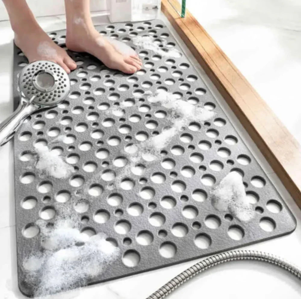 🚿Premium Anti Slip Shower Safety Mat with Strong Suction Cups🧼