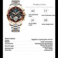 ⌚🔥Swiss Brand New Waterproof Automatic Mechanical Watches