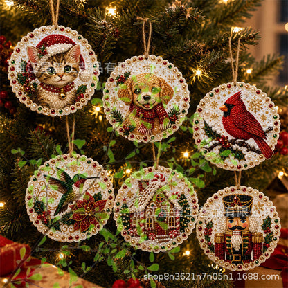 Christmas DIY Painting Hanging Ornaments Set