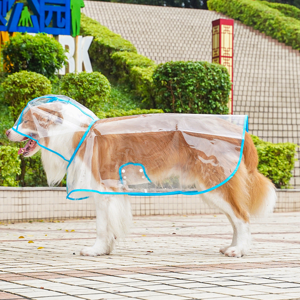 Transparent Raincoat For Dog