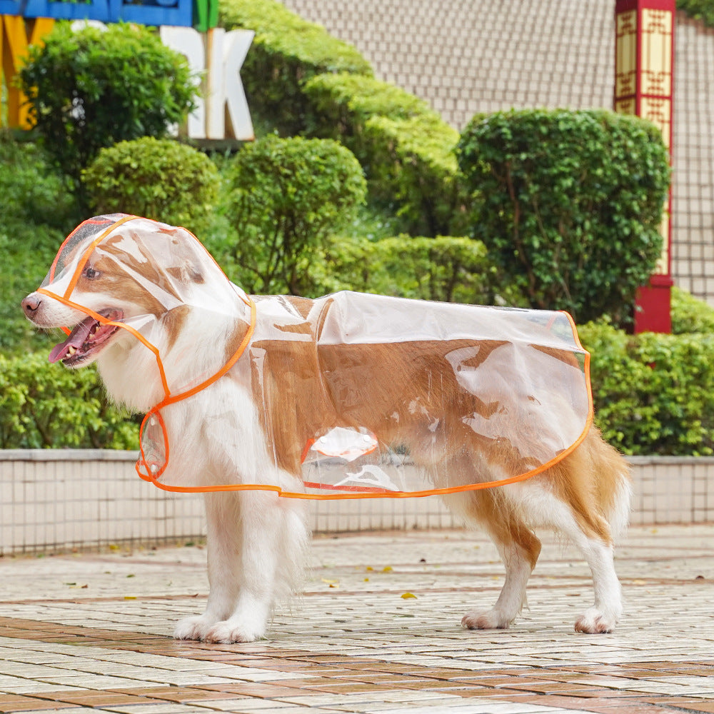 Transparent Raincoat For Dog