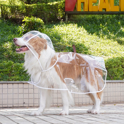 Transparent Raincoat For Dog