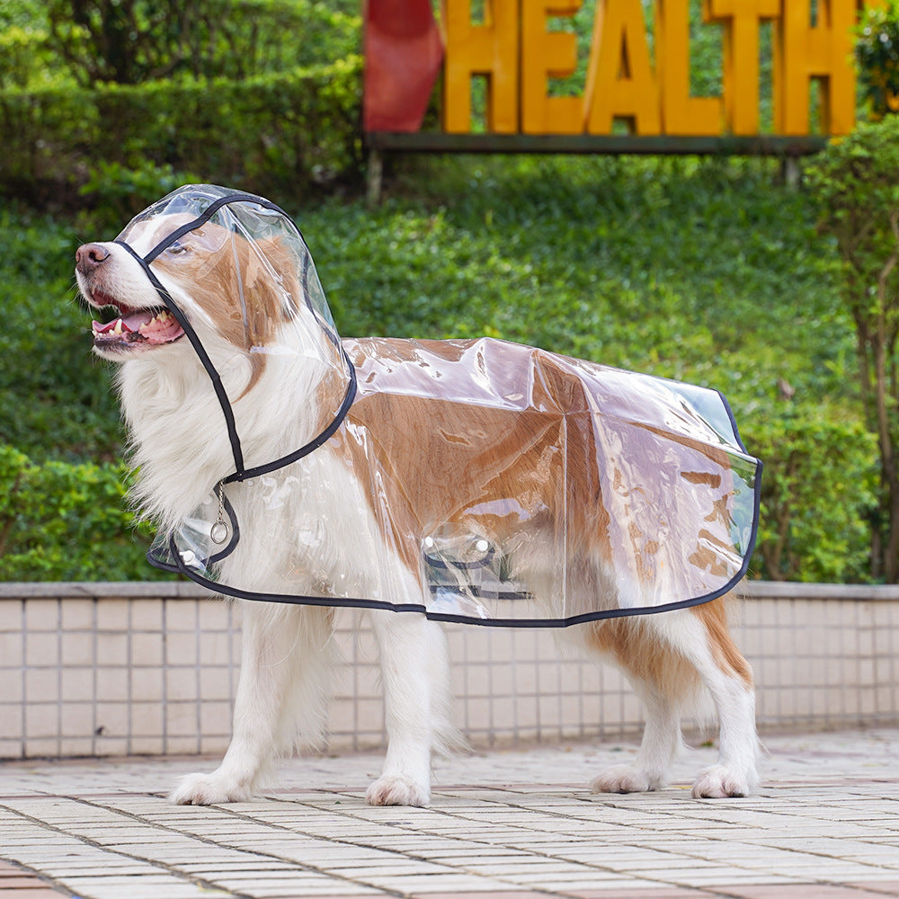 Transparent Raincoat For Dog