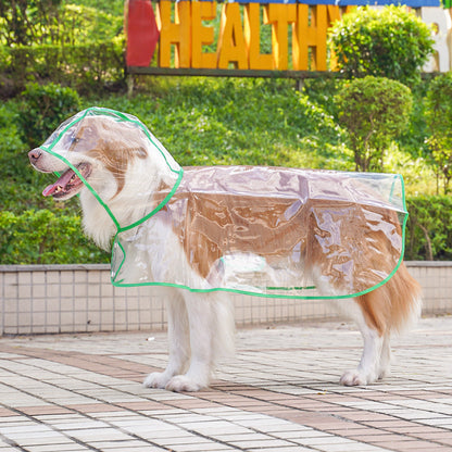 Transparent Raincoat For Dog