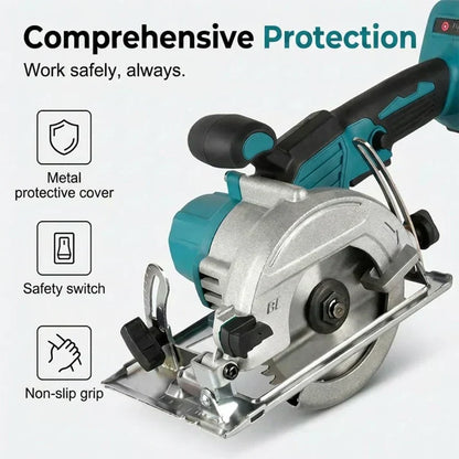 💥High-Speed Cordless Circular Saw – Brushless Motor, Dual Battery, Precision Cuts