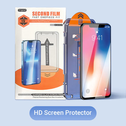 🔥BUY 1 GET 1 FREE🔥4K HD/Anti-Peeping Tempered Glass Screen Protector with Auto Dust-elimination Installation for iPhone