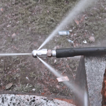 Stainless Steel Drain Cleaning Nozzle - Clears Clogs and Prevents Blockages 💦✨