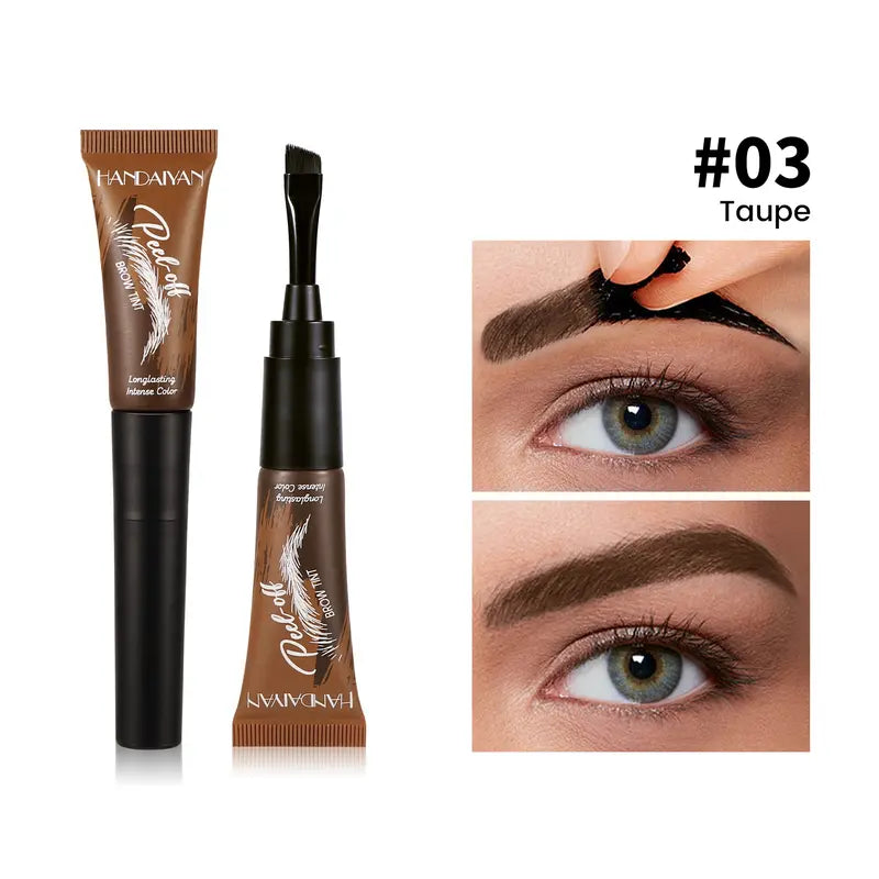 🌟🎨 LAST DAY – BUY 1 GET 1 FREE! Waterproof Brow Tint – Peel‑off, easy apply. Covers greys, shapes perfectly. A brow game changer! 🏆✨