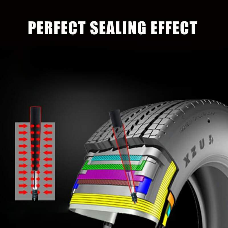 🚗 Vacuum Tire Mending Nail – Lossless & Efficient, Perfect Sealing & Easy to Operate – No Tire Disassembly Needed ✨