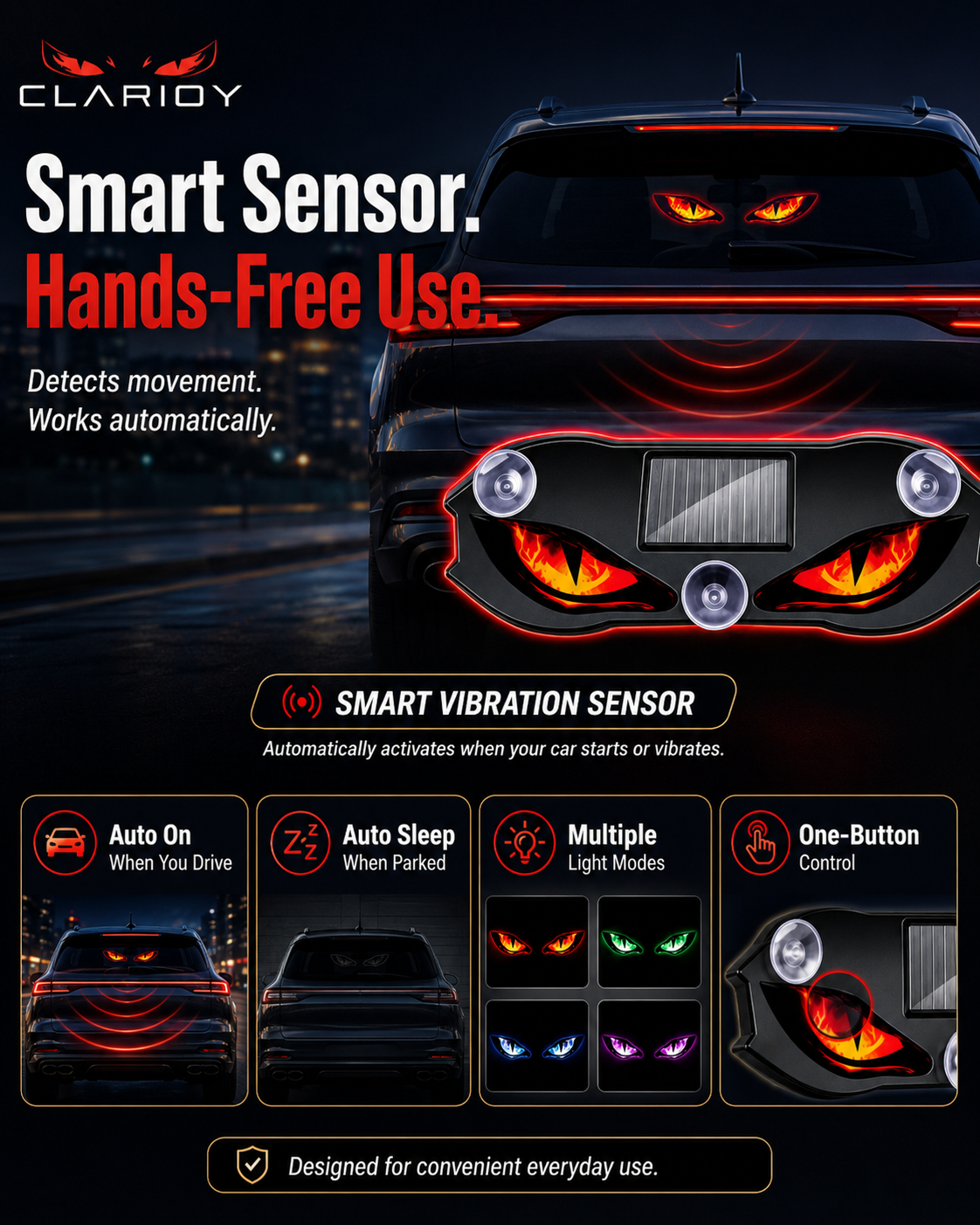 🚗🔆 Solar-Powered LED Car Warning Light – 50% OFF! Solar-powered, weatherproof, automatic activation at dark – for more safety on the roadside. 🔥🛡️