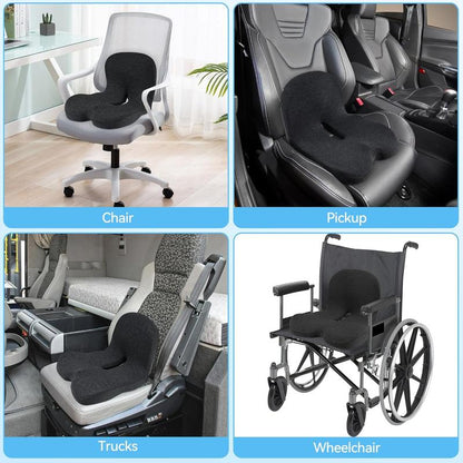 💎Non-Slip Memory Foam Seat Cushion – Prostate Pressure Relief, Sciatica Pain Relief, Breathable Mesh & Universal Fit for Car, Office & Wheelchair