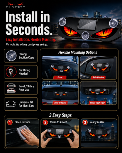 🚗🔆 Solar-Powered LED Car Warning Light – 50% OFF! Solar-powered, weatherproof, automatic activation at dark – for more safety on the roadside. 🔥🛡️