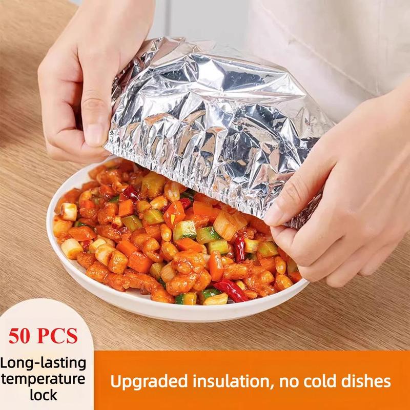 Universal Disposable Thermal Cover for Food