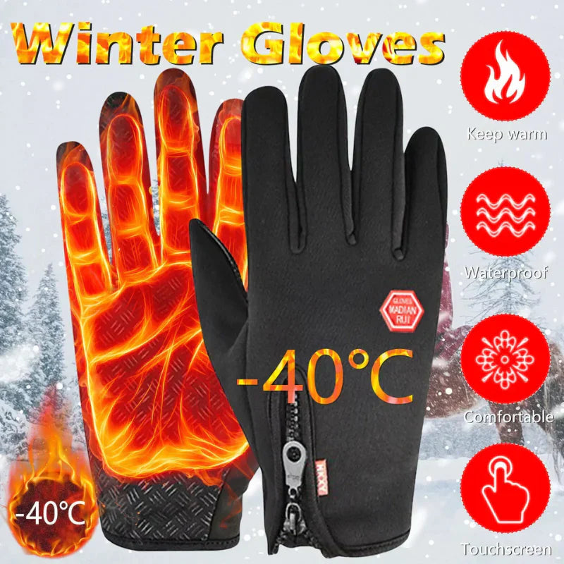 📱Touchscreen-friendly🔥Warm Thermal Gloves for Cycling, Running, and Driving🧤