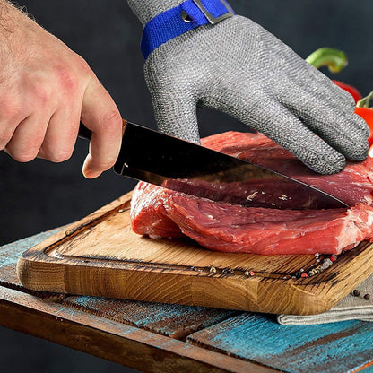 🧤 50% OFF NOW! 🥩 Stainless Steel Mesh Glove – Highest A9 cut level – Perfect for butchers & chefs – no more knife accidents! 🔪🚫