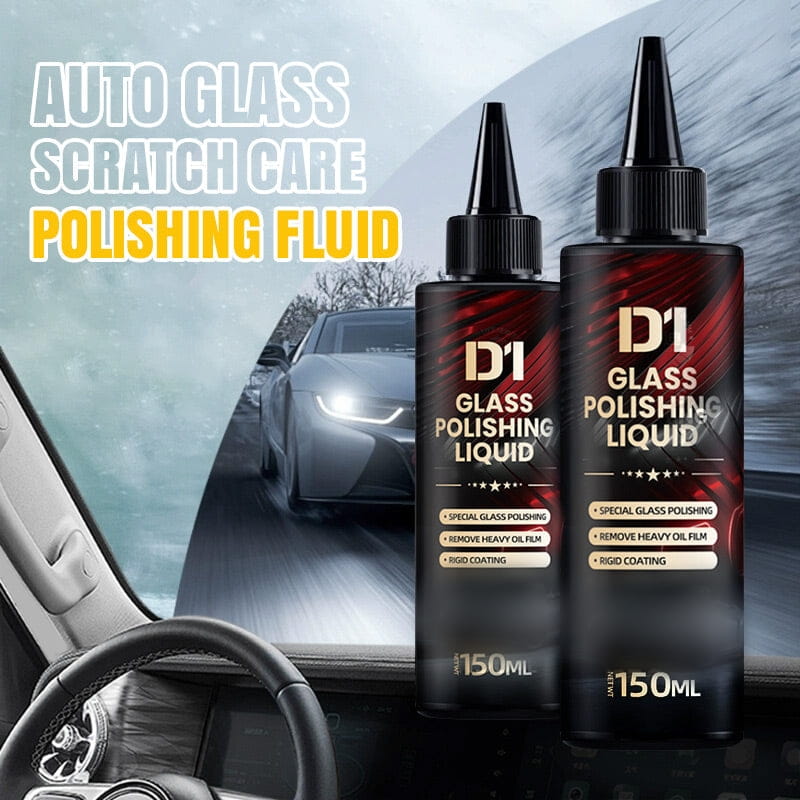 🔥Auto Glass Scratch Polishing Fluid – Erase Marks Permanently, Save on Replacement Costs!