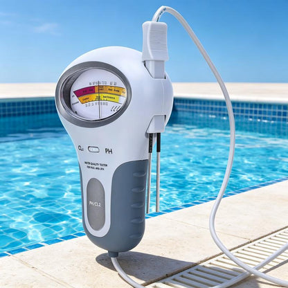 🏊 pH and chlorine tester for swimming pools!Accurate measurement of pH and chlorine levels in your swimming pool – simple, quick and reliable.