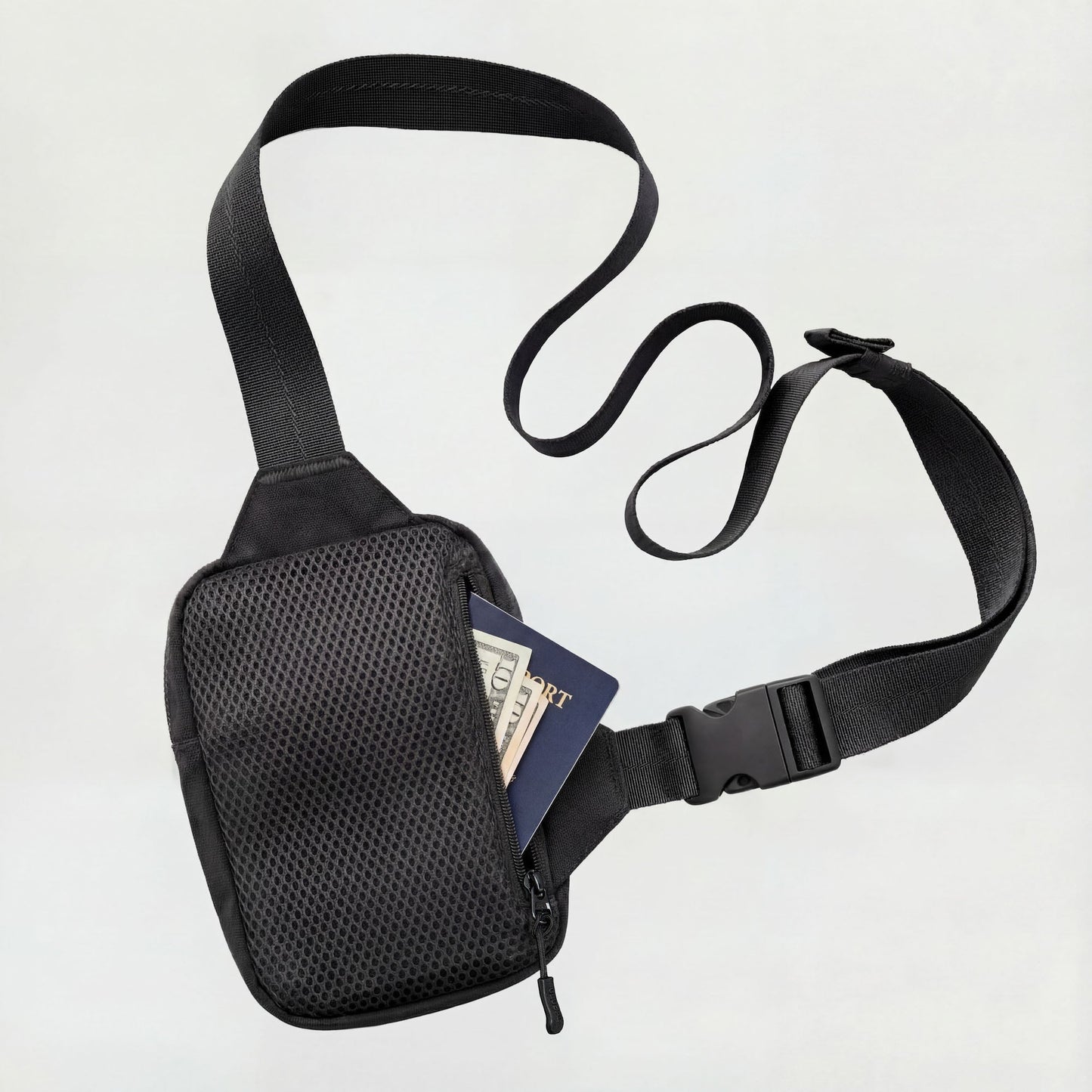 🎒Upgraded Travel Sling Bag 2.0 – Anti-Theft & 500D Durability
