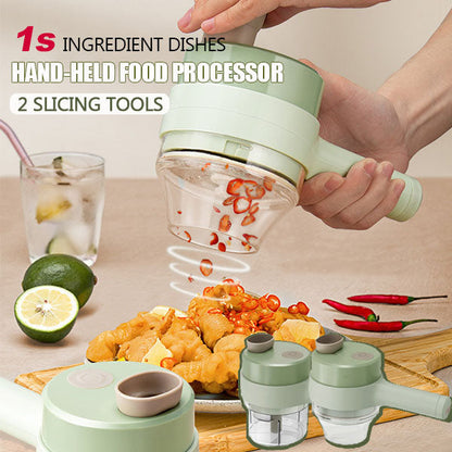 4‑in‑1 Handheld Electric Food Chopper