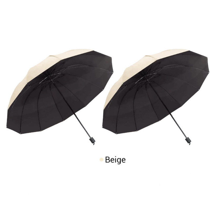 ☔✨50% OFF! 🌧️💨 12-Rib Windproof Umbrella – Large Coverage, Compact Fold & Durable Frame for Heavy Rain & Wind. ✨
