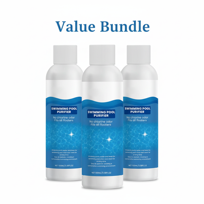 💧Swimming Pool Purifying Liquid – Crystal Clear Water, Zero Hassle! ✨Say goodbye to green water & harsh chemicals – just pure, fresh swimming every time.