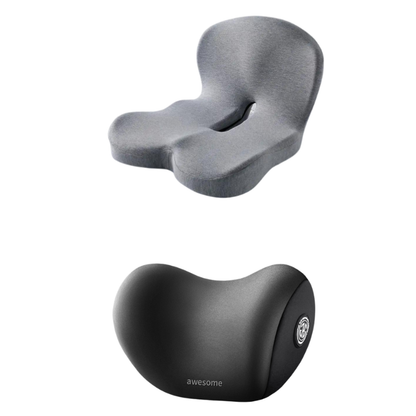 💎Non-Slip Memory Foam Seat Cushion – Prostate Pressure Relief, Sciatica Pain Relief, Breathable Mesh & Universal Fit for Car, Office & Wheelchair