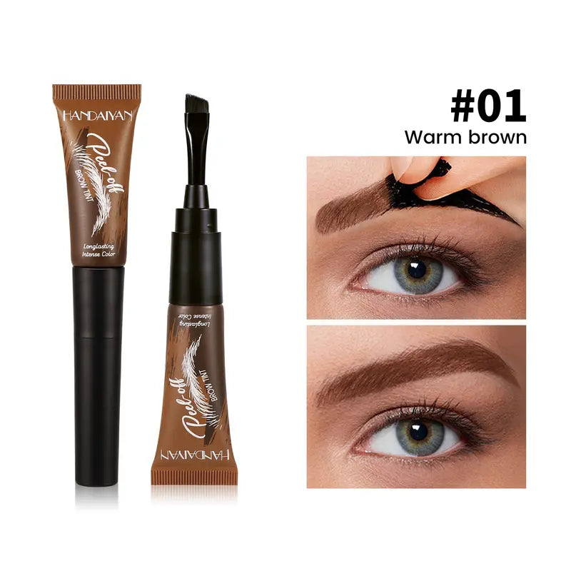 🌟🎨 LAST DAY – BUY 1 GET 1 FREE! Waterproof Brow Tint – Peel‑off, easy apply. Covers greys, shapes perfectly. A brow game changer! 🏆✨