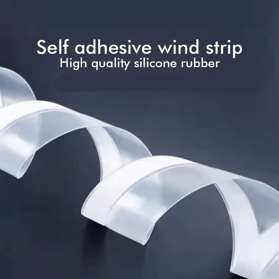 5m Door Seal Strip – self-adhesive, flexible silicone, keeps out dust, insects & noise