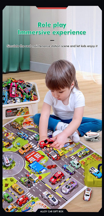 🚗✨Alloy model car set