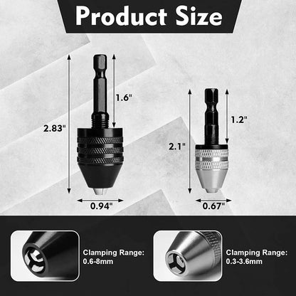 3-Jaw Chuck for Electric Screwdriver & Drill