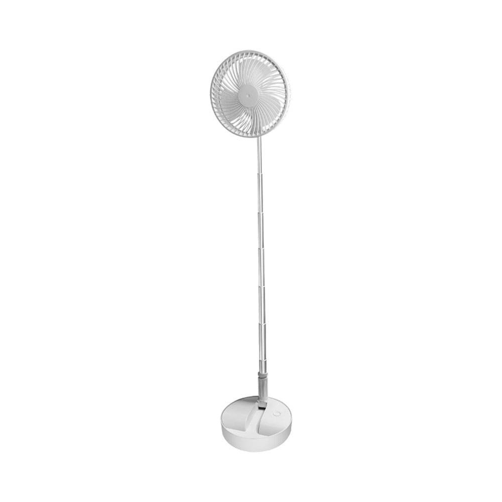 🔋Rechargeable USB Folding Telescopic Fan – Silent, 180° Rotating, 4 Speeds, Portable ✨