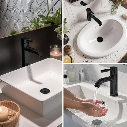 Upgraded 3-in-1 Bathroom Sink Drain Strainer