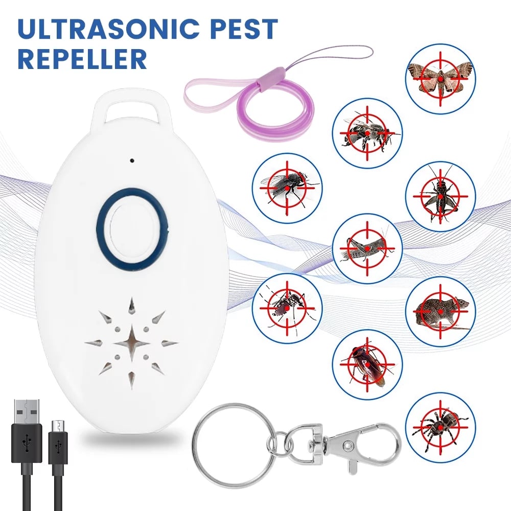 🐕🐾 Ultrasonic Dog Bark Deterrent – Humane & Effective, One-Button Correction for Dogs/Cats, Safe & Portable 🔇