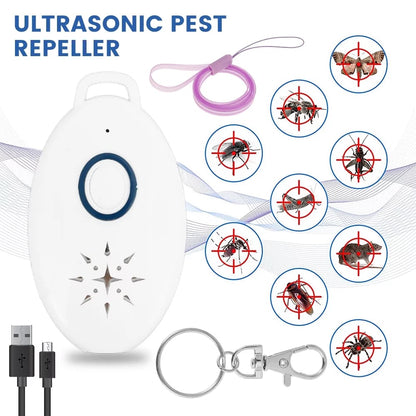 🐕🐾 Ultrasonic Dog Bark Deterrent – Humane & Effective, One-Button Correction for Dogs/Cats, Safe & Portable 🔇