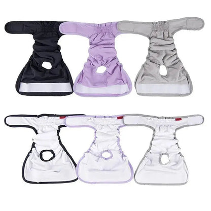 Washable Pet Diapers for Female Male Dogs, Reusable Doggy Diapers