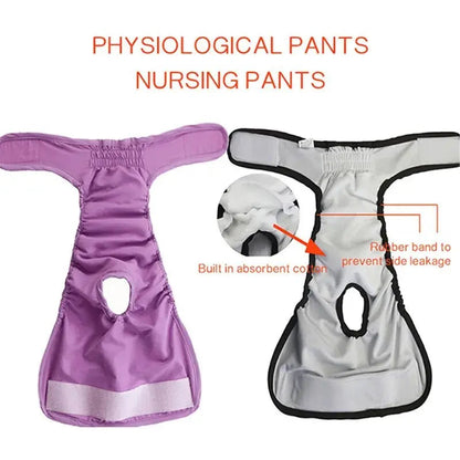 Washable Pet Diapers for Female Male Dogs, Reusable Doggy Diapers
