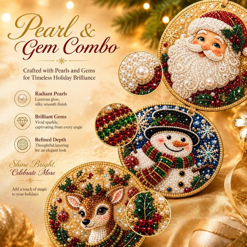 Christmas DIY Painting Hanging Ornaments Set