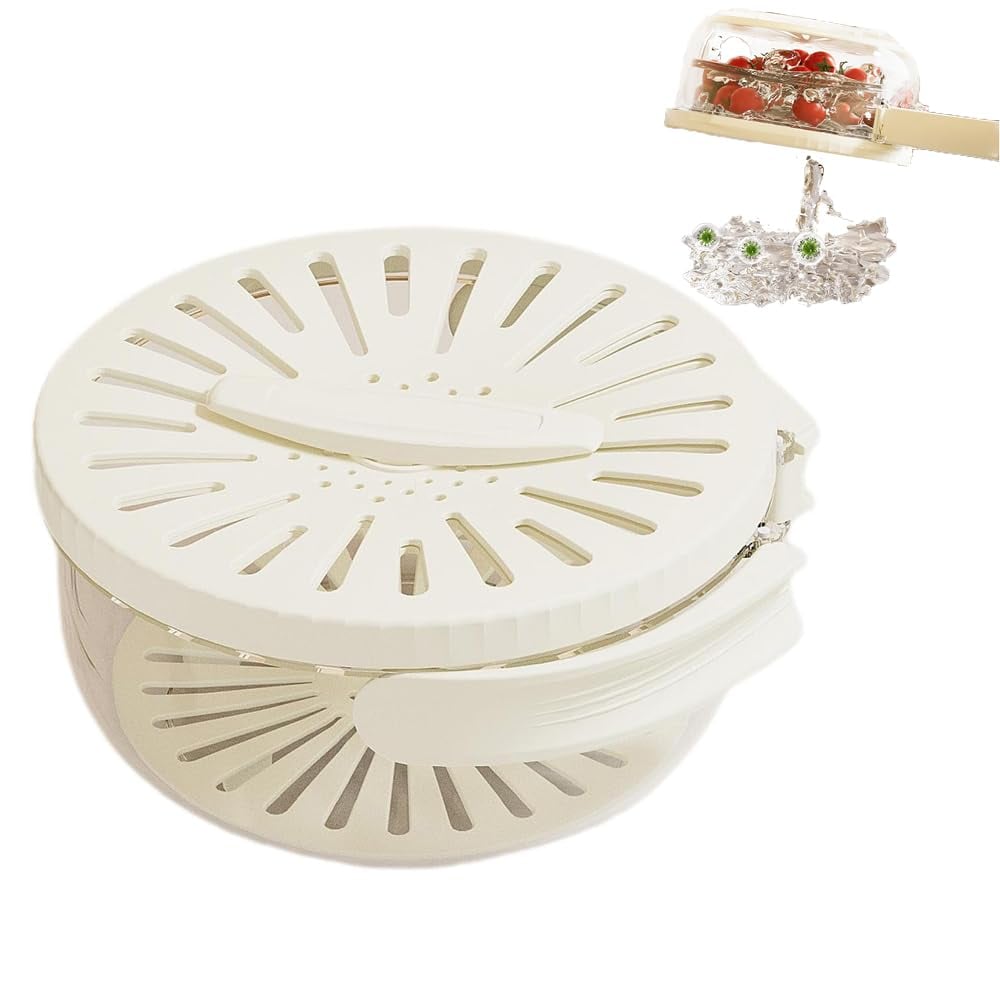 🔥Hot Sale 50% Off🔥New Draining Basket With Lid💧🍎