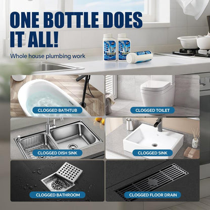 Powerful household safety grade oil pipe, drain cleaner,sewer, bathroom unblocker