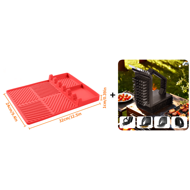 Silicone Grill Mat for Side Shelf
