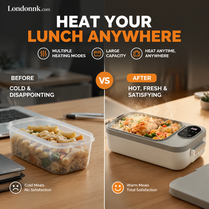 🍱Portable electric lunch box with self-heating