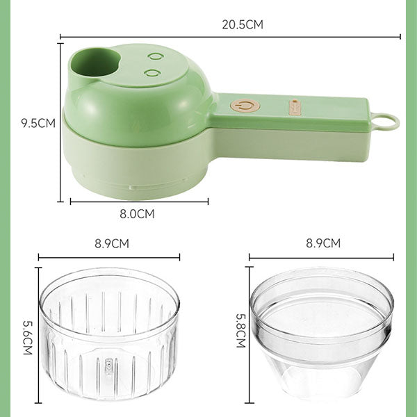 4‑in‑1 Handheld Electric Food Chopper