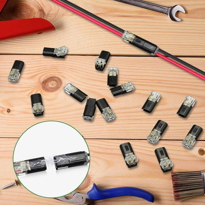 🏆Double-wire Plug-in Connector With Locking Buckle